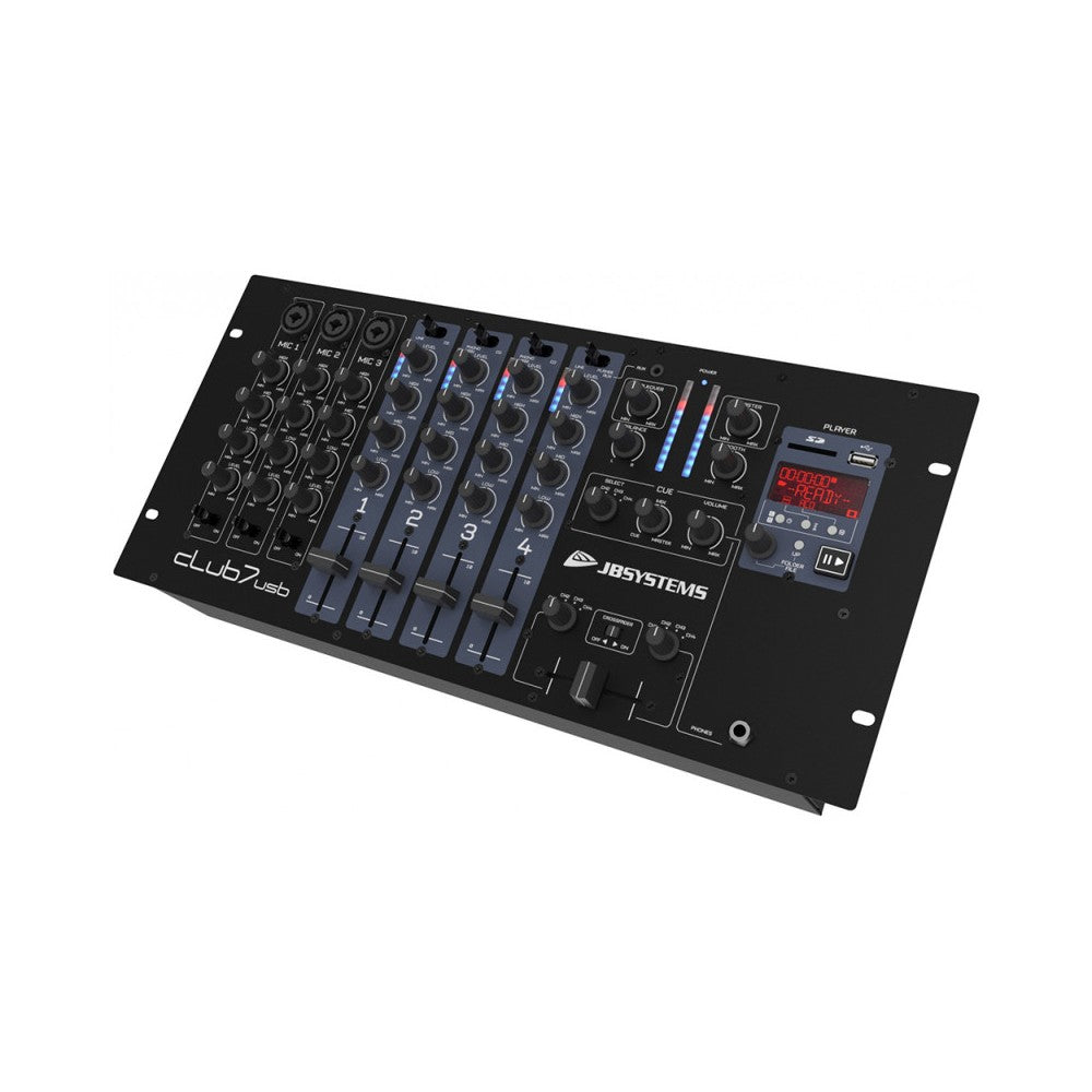 JB SYSTEMS 19" DJ mixer with MP3 player &amp; 2x USB