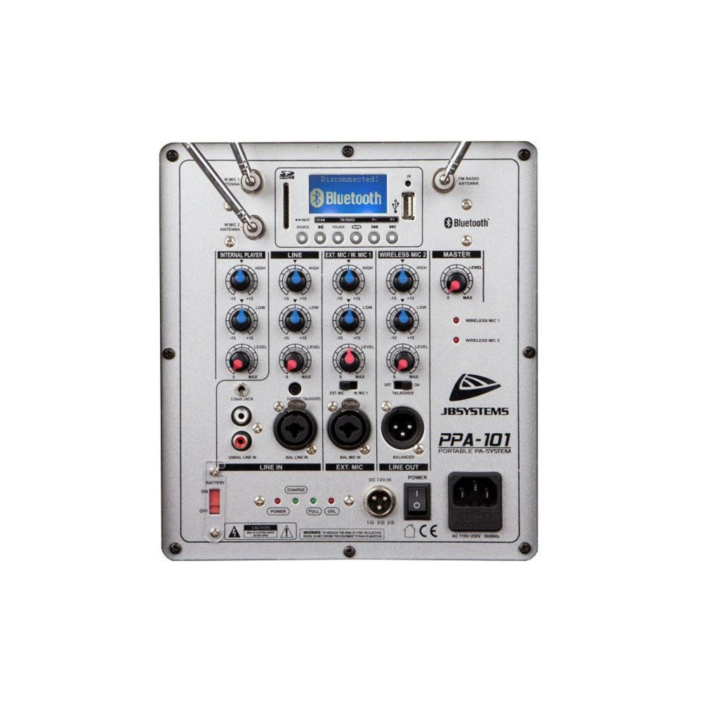 JB SYSTEMS Portable battery PA/wireless mic