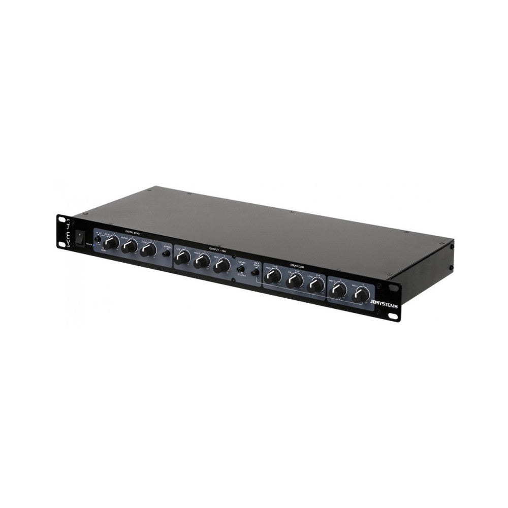 Mezclador de karaoke JB SYSTEMS - rack 1U, 4 canales, efecto de eco