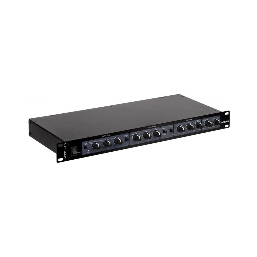 Mezclador de karaoke JB SYSTEMS - rack 1U, 4 canales, efecto de eco