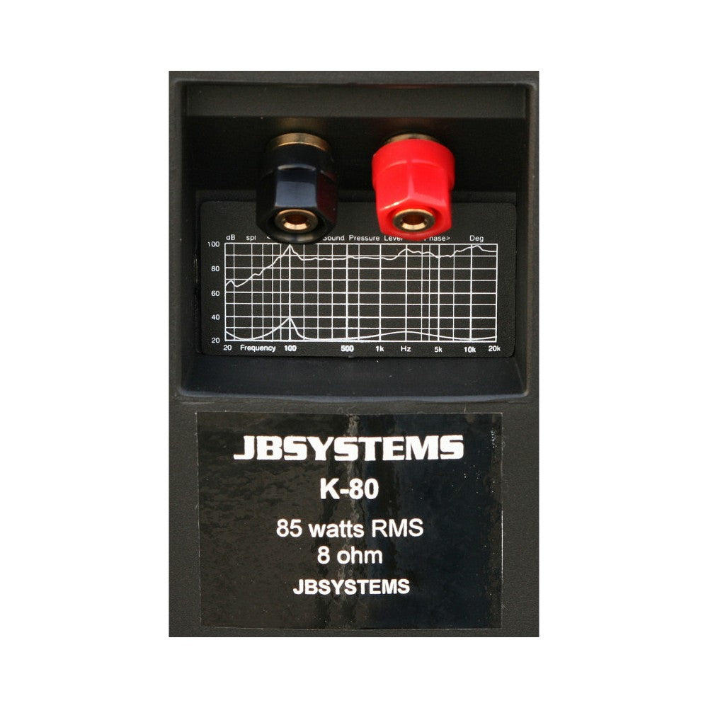 JB SYSTEMS Black outdoor speaker 8" 85W/8ohm (price for carton of 2pcs) IP43