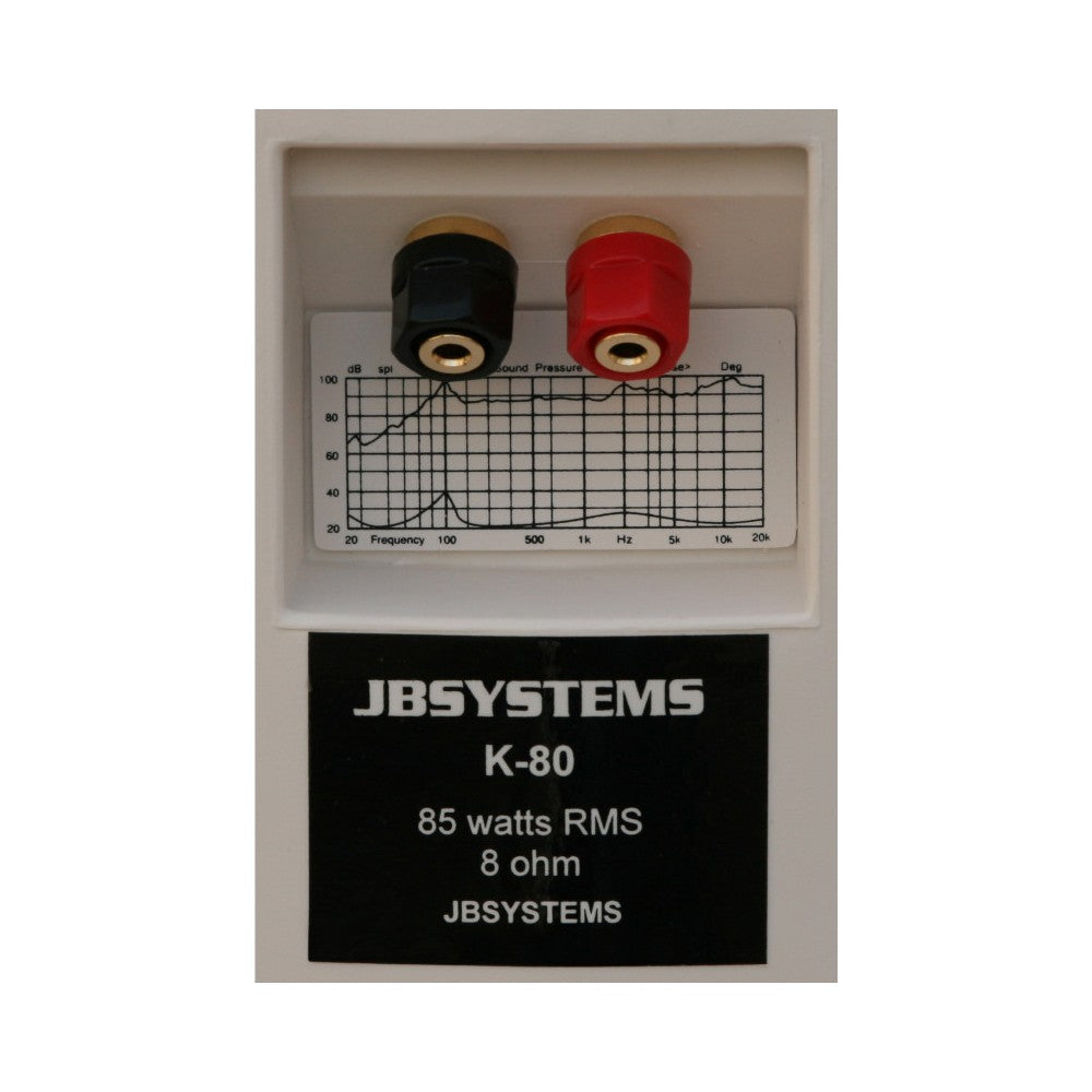 JB SYSTEMS White outdoor speaker 8" 85W/8ohm (price for carton of 2pcs) IP43