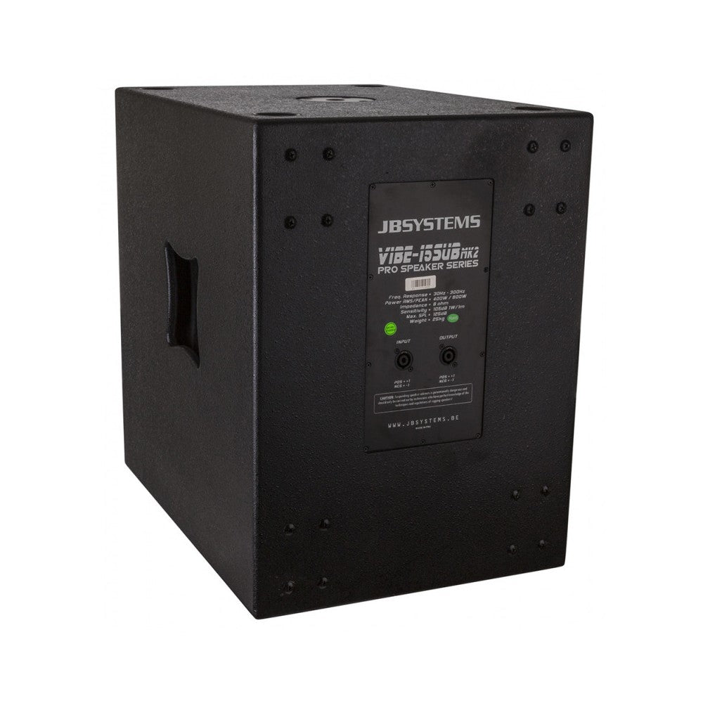 JB SYSTEMS Pro subwoofer 15", 400Wrms / 8ohm
