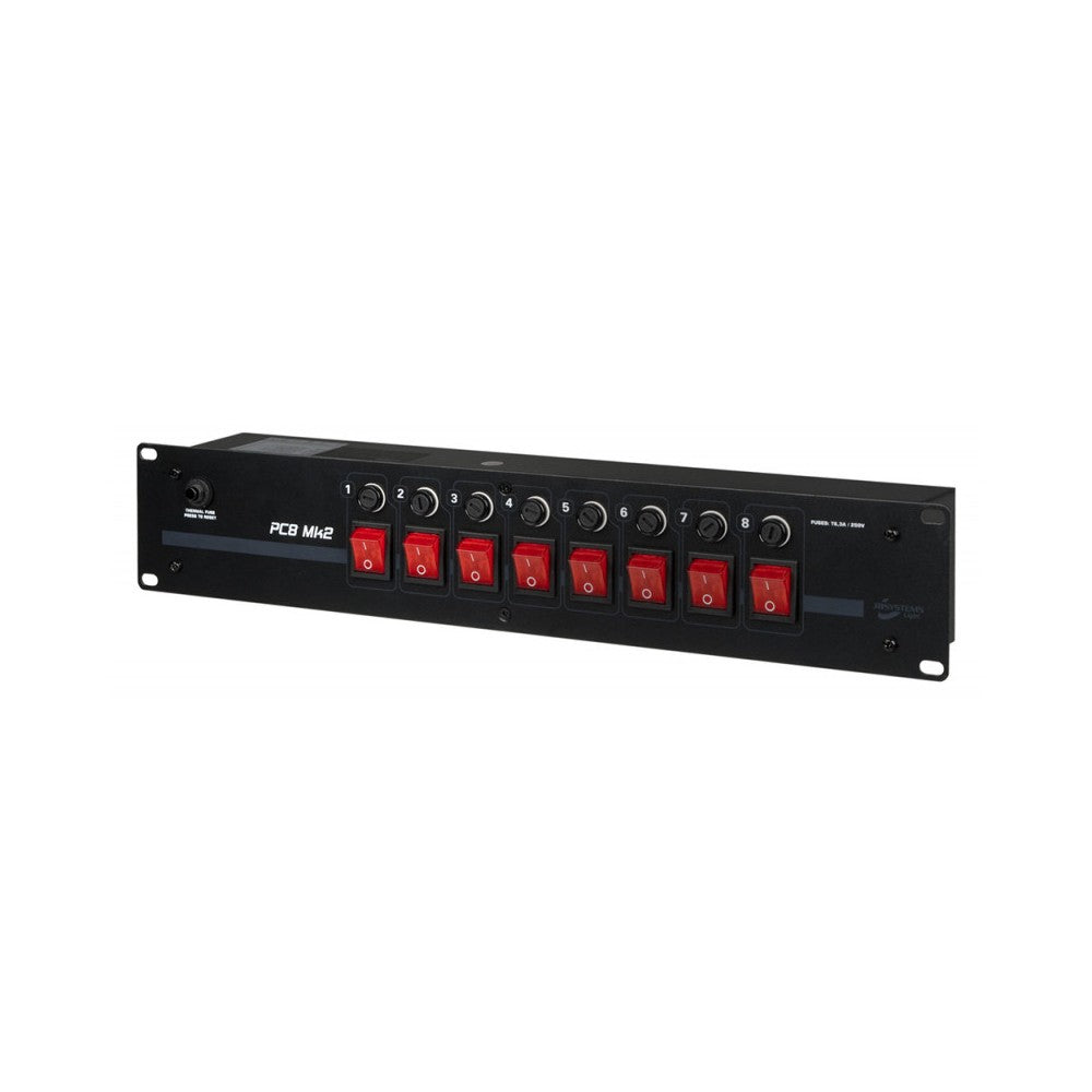 Distribuidor de corriente JB SYSTEMS 16A/8ch para rack de 19"
