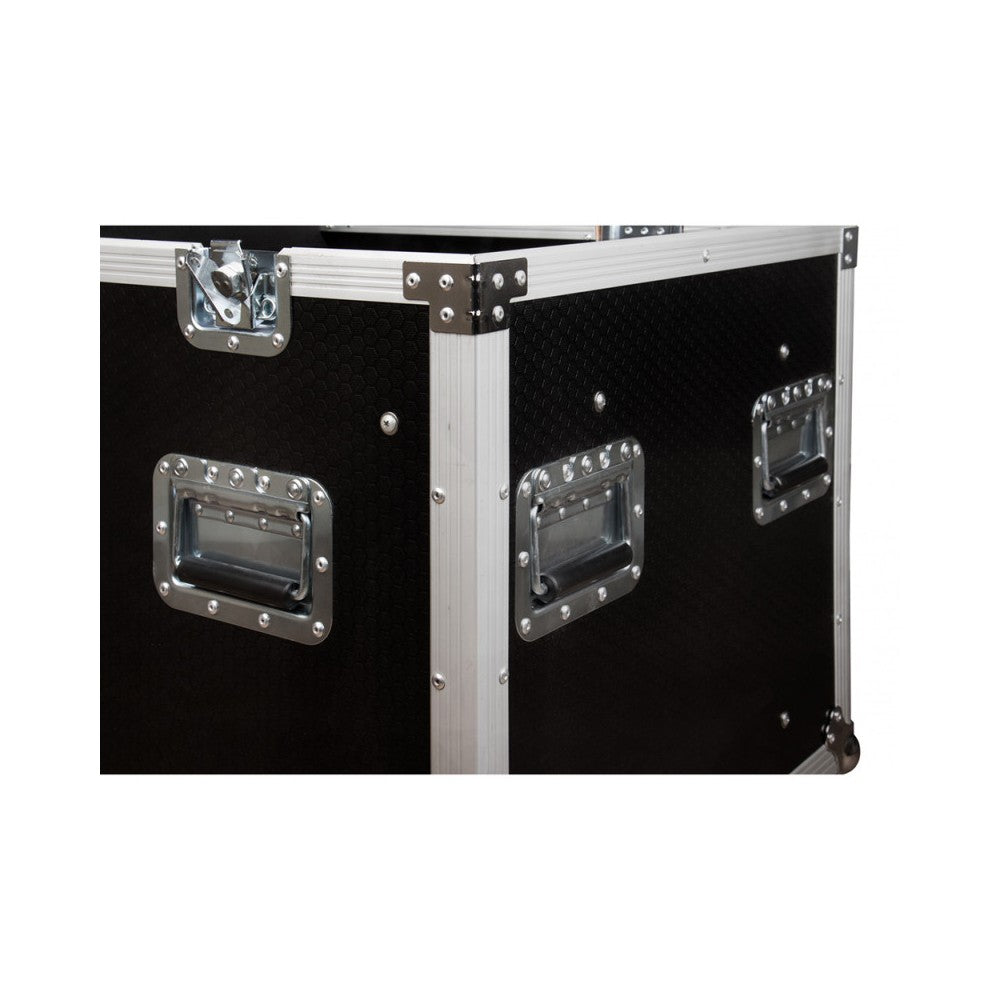 JB SYSTEMS Flight case with compartments for cables, with wheels