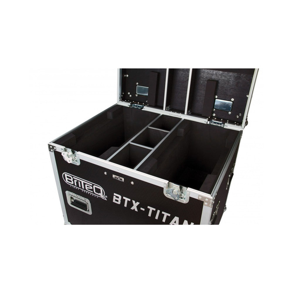 JB SYSTEMS Professional flight case for 2x BTX-TITAN with castors