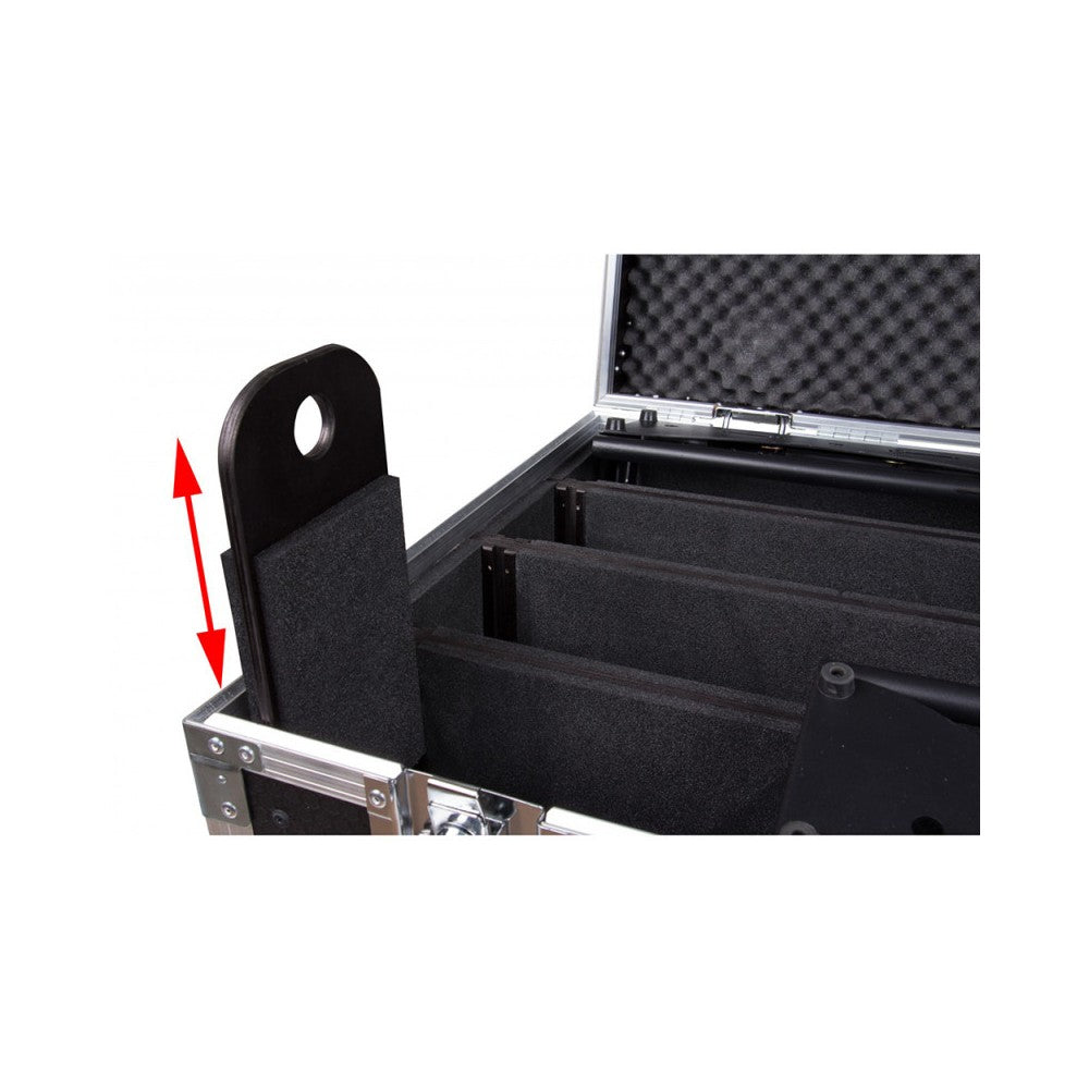 JB SYSTEMS Flight case for POWERPIXELl8-RGB, POWERPIXEL4-RGB, BEAMBAR10-RGBW, BEAMBAR5-RGBW