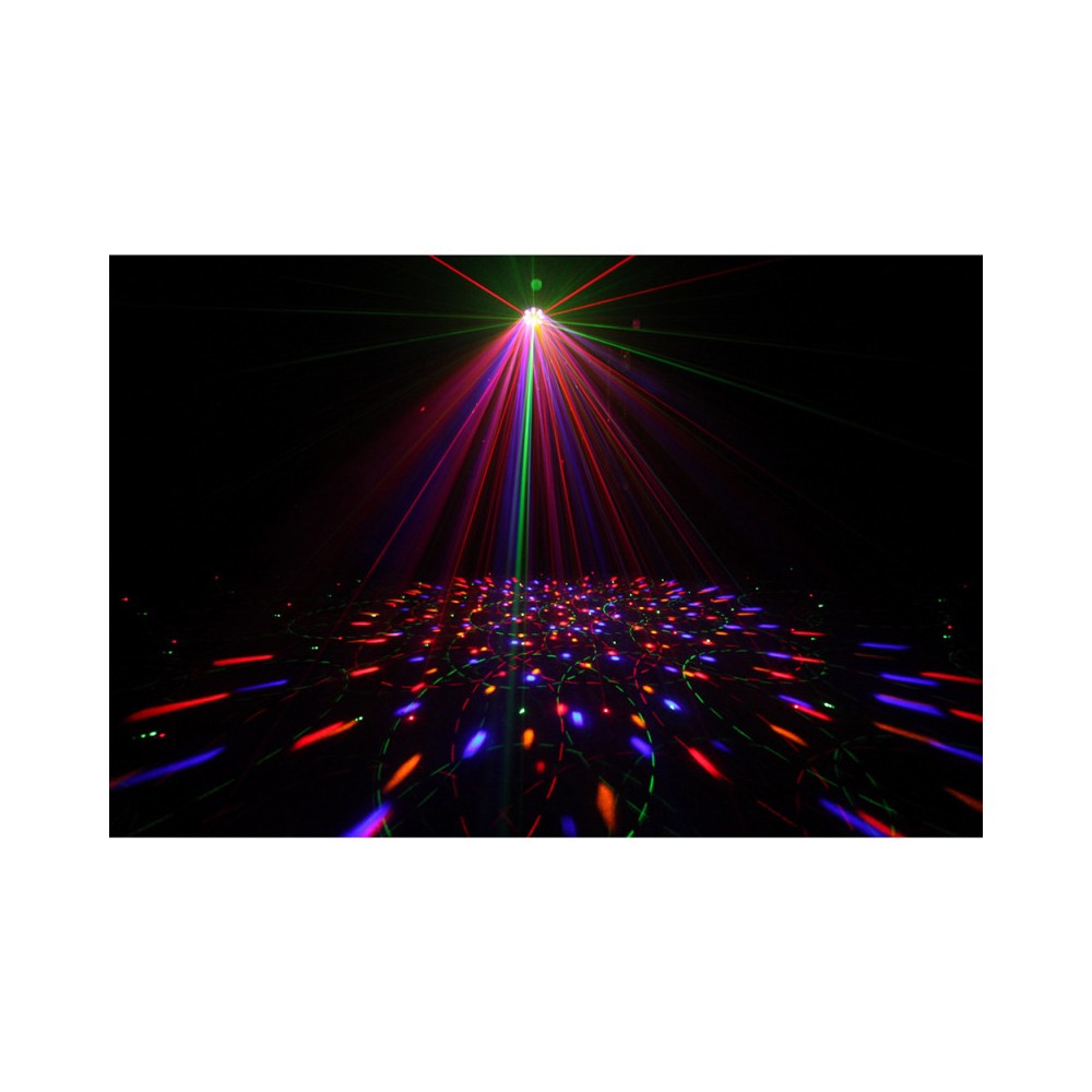JB SYSTEMS Multi-efectos: efecto LED de 23W + láser rojo+verde de 200mW