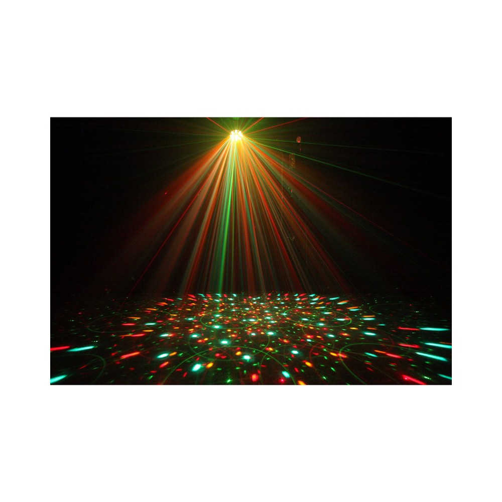 JB SYSTEMS Multi-efectos: efecto LED de 23W + láser rojo+verde de 200mW