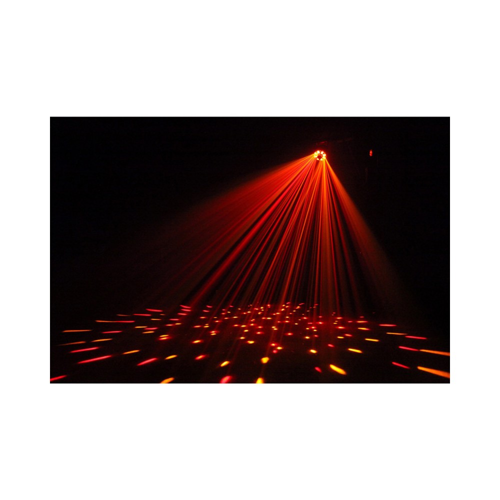 JB SYSTEMS Multi-efectos: efecto LED de 23W + láser rojo+verde de 200mW