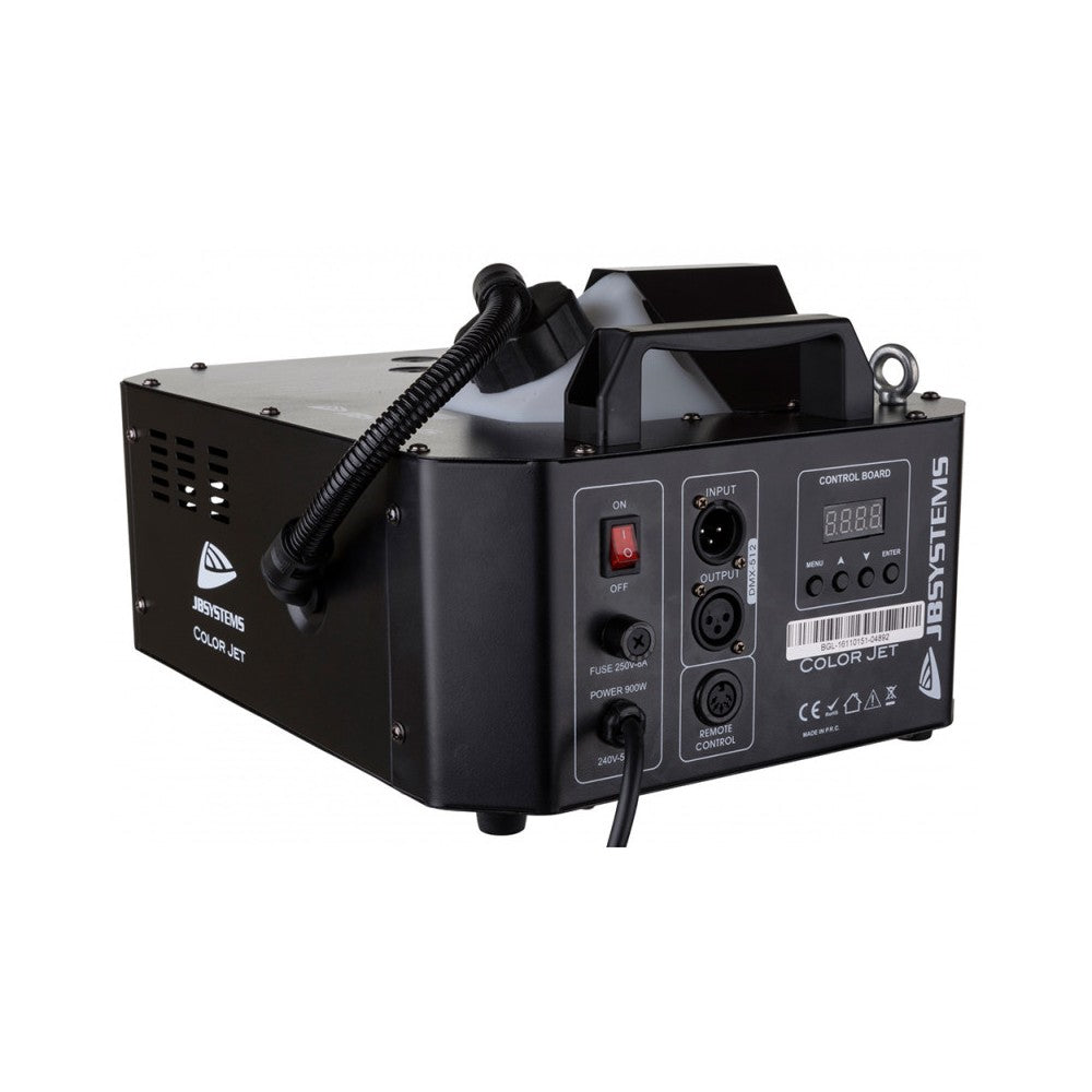 JB SYSTEMS Powerful vertical fog machine with 6x 3W RGB LEDs