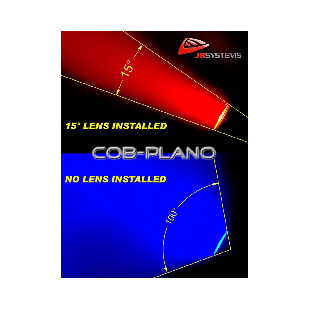 Proyector LED JB SYSTEMS Compact 36W RGB COB, haz de 60°+25°