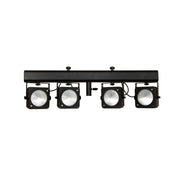 JB SYSTEMS Powered 4bar: 4xCOB RGB 36W + IR + case