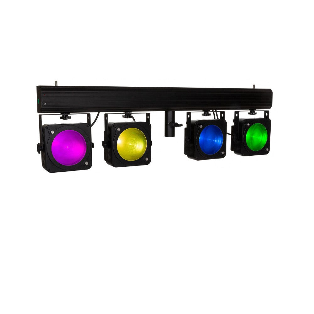 JB SYSTEMS Powered 4bar: 4xCOB RGB 36W + IR + case
