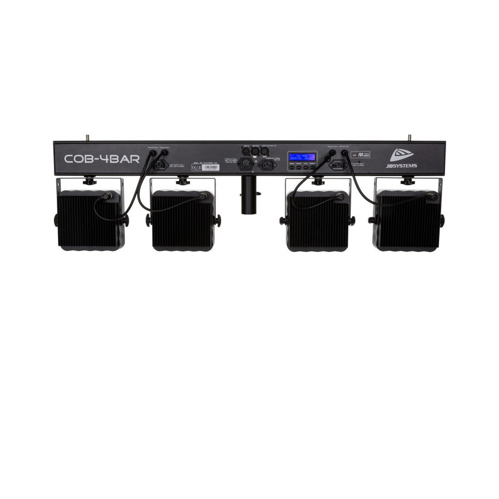 JB SYSTEMS Powered 4bar: 4xCOB RGB 36W + IR + case