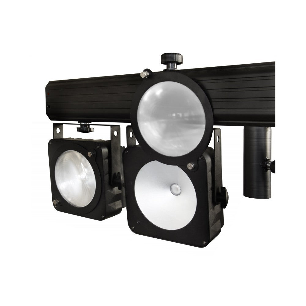 JB SYSTEMS Powered 4bar: 4xCOB RGB 36W + IR + case