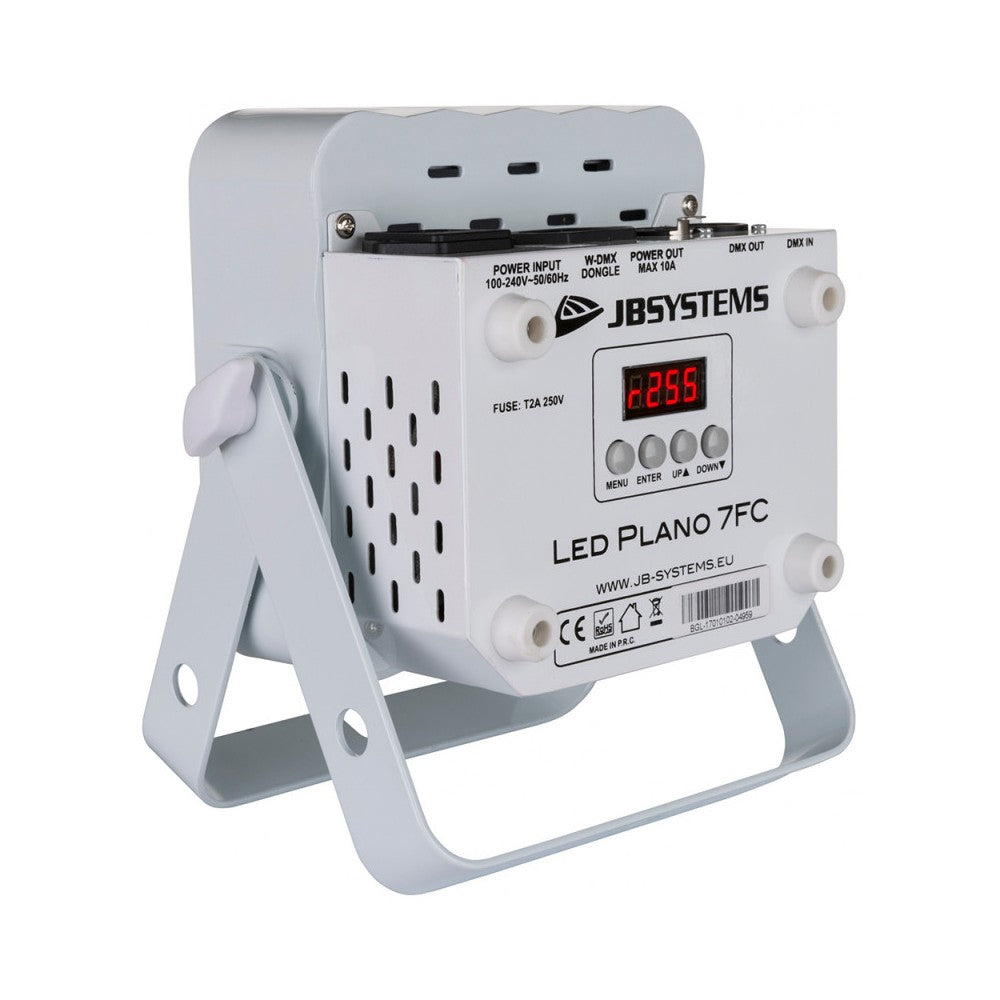 Proyector LED compacto JB SYSTEMS 7x8W LED RGBW, blanco