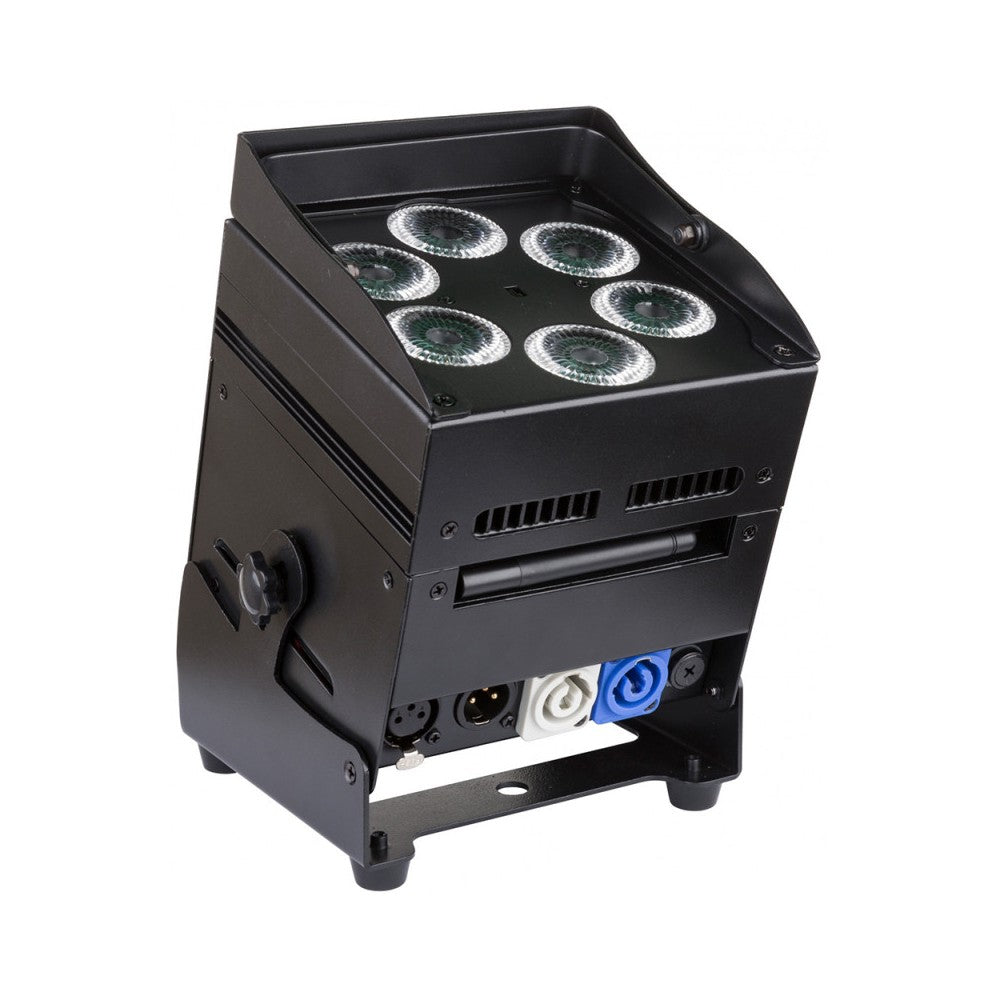JB SYSTEMS ACCU COLOR BLACK Faro a batteria RGBWA 60W WDMX