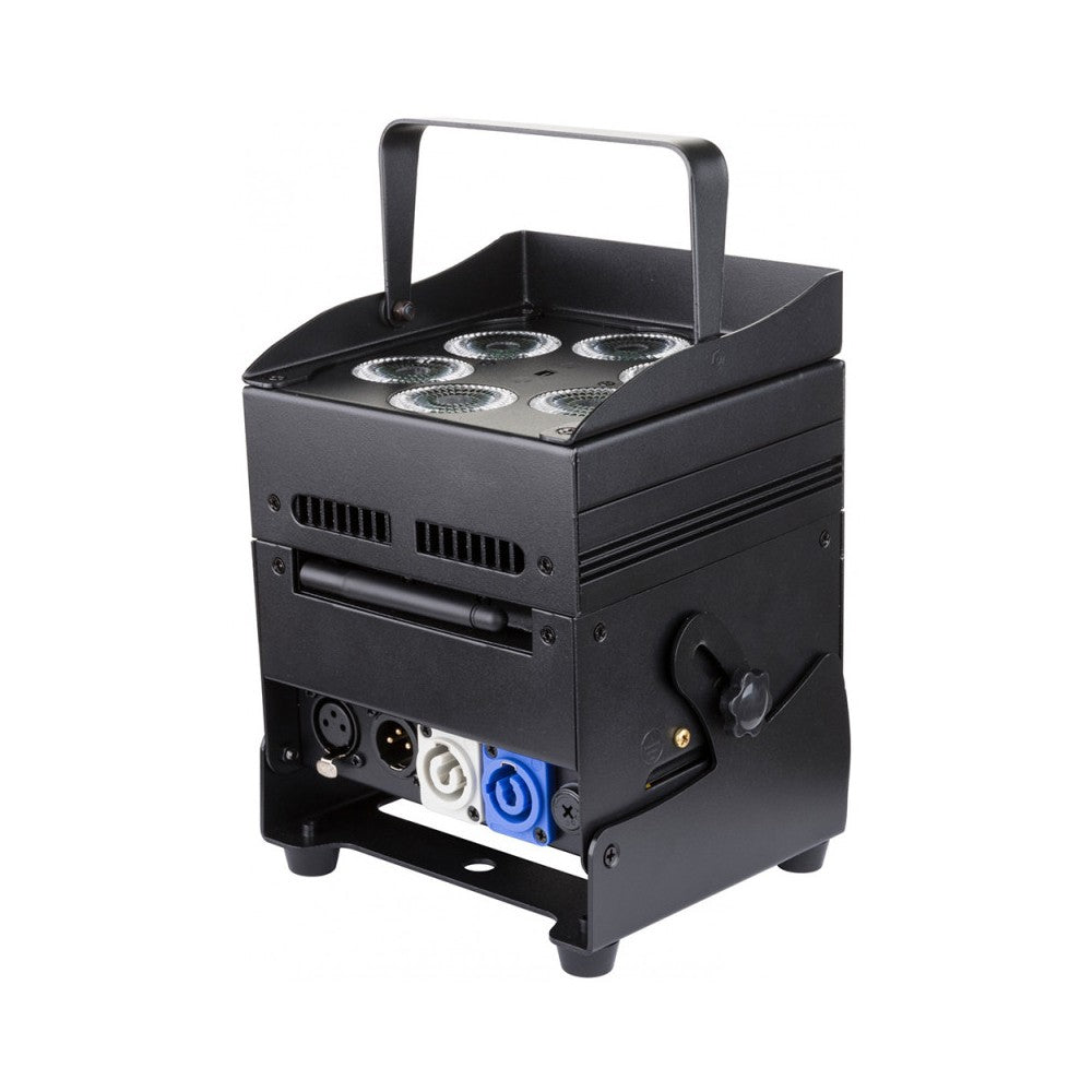 JB SYSTEMS ACCU COLOR BLACK Foco a batería RGBWA 60W WDMX