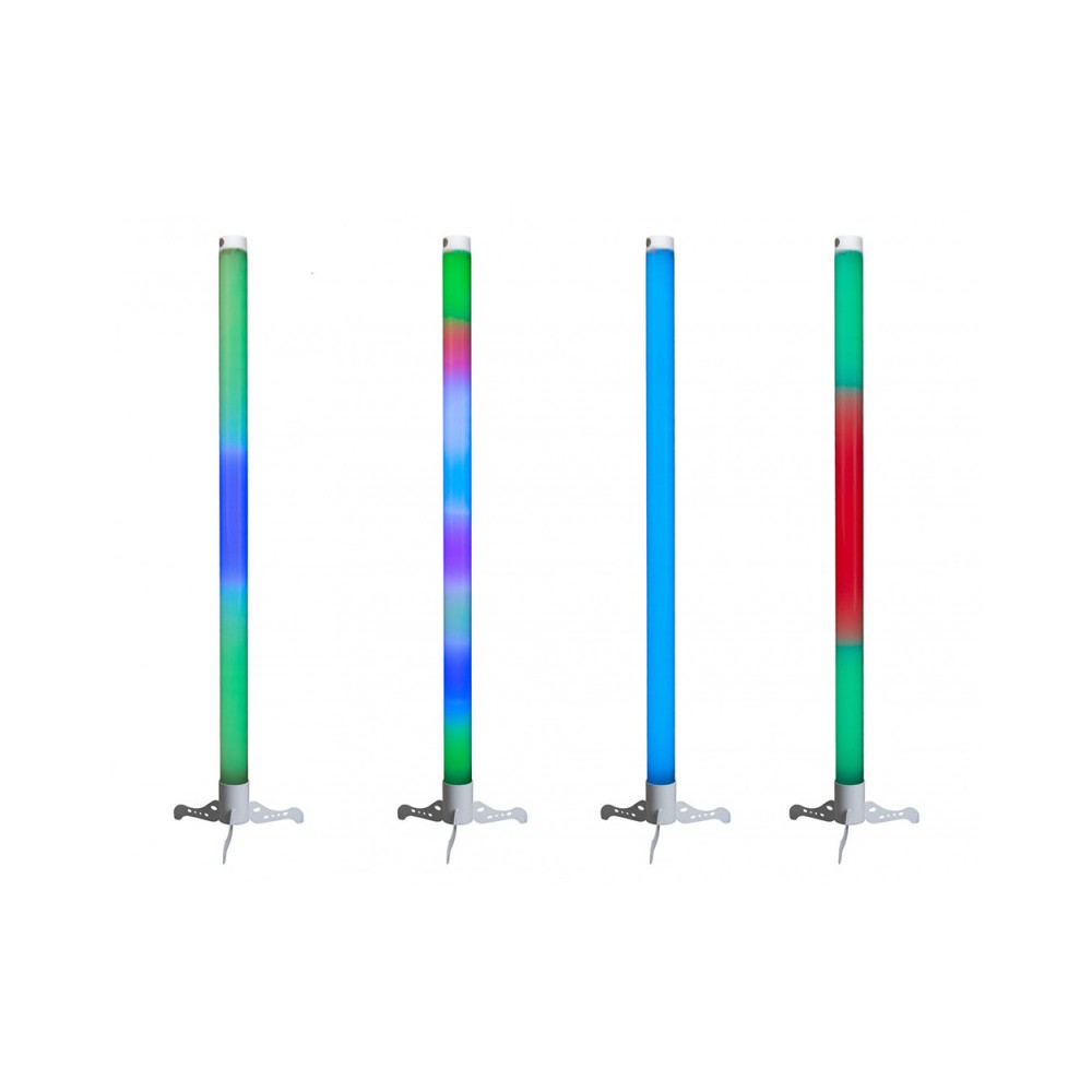 JB SYSTEMS Tubo LED, 8 zonas de color RGB y DMX.