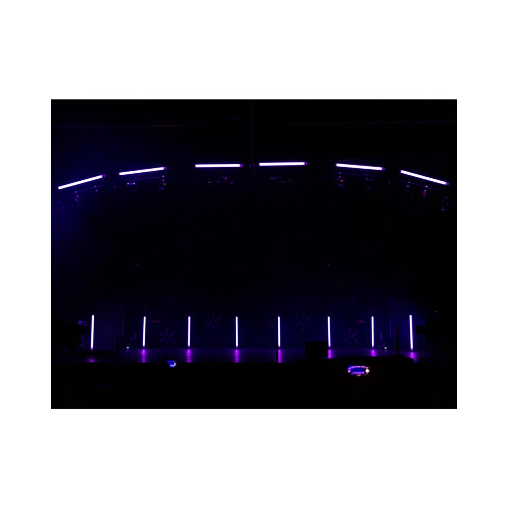 JB SYSTEMS Tubo LED, 8 zonas de color RGB y DMX.