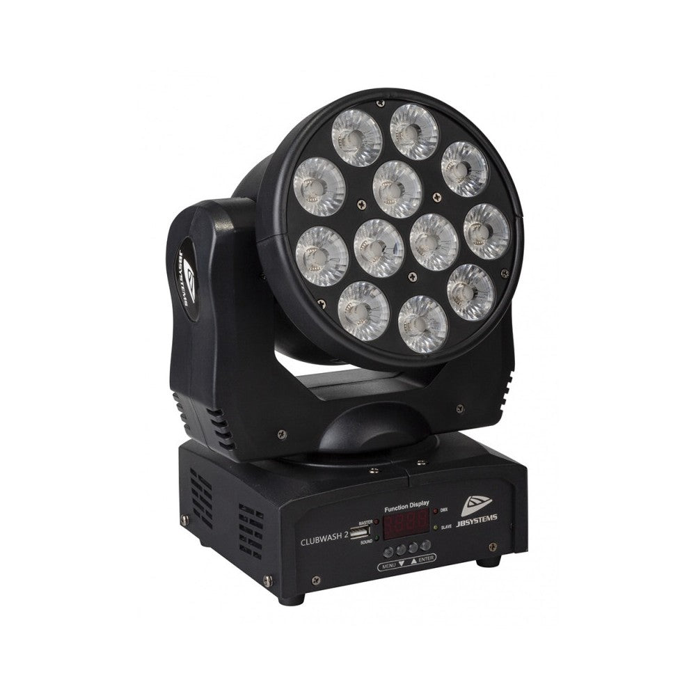 JB SYSTEMS LED Moving Wash 12x12W RGBWA+UV LED