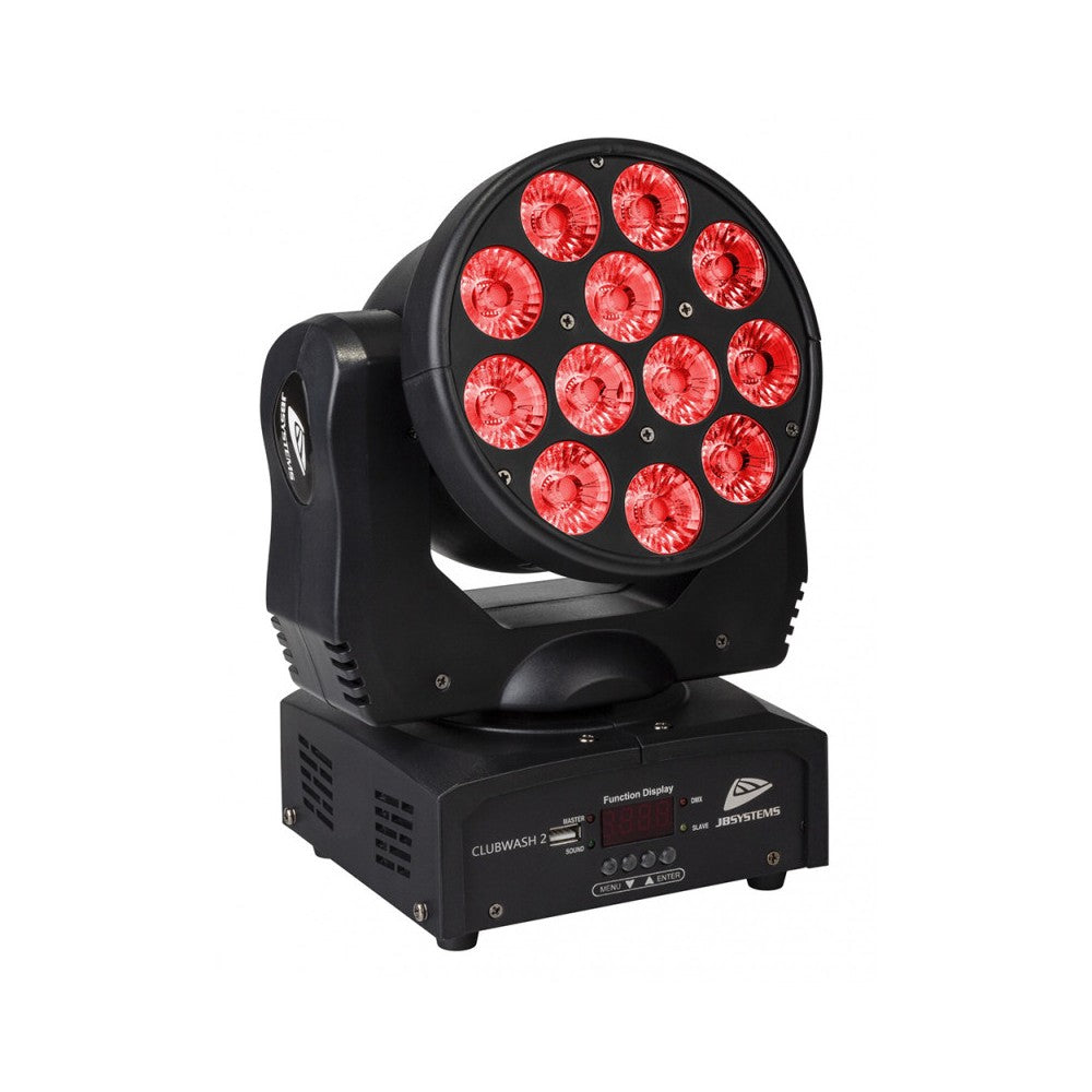 JB SYSTEMS LED Moving Wash 12x12W RGBWA+UV LED
