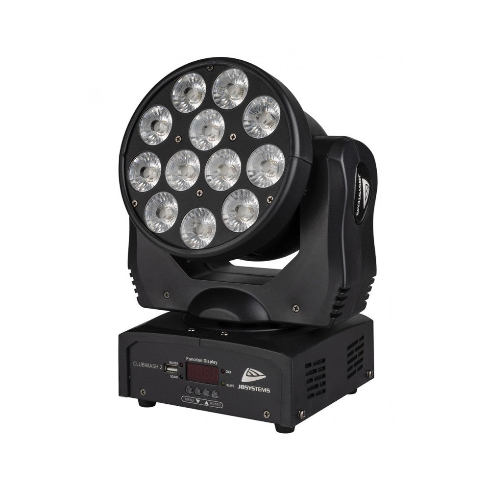 JB SYSTEMS LED Moving Wash 12x12W RGBWA+UV LED