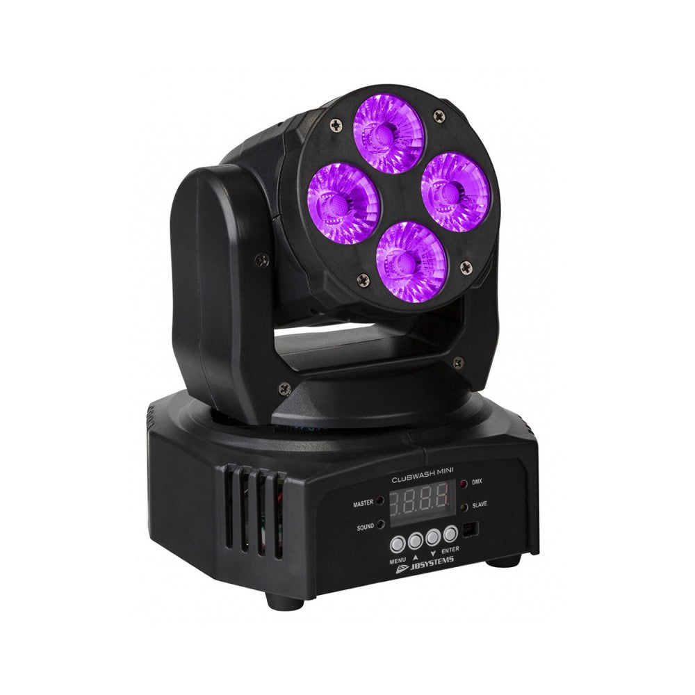 JB SYSTEMS LED Moving Wash 4x12W RGBWA+UV LED