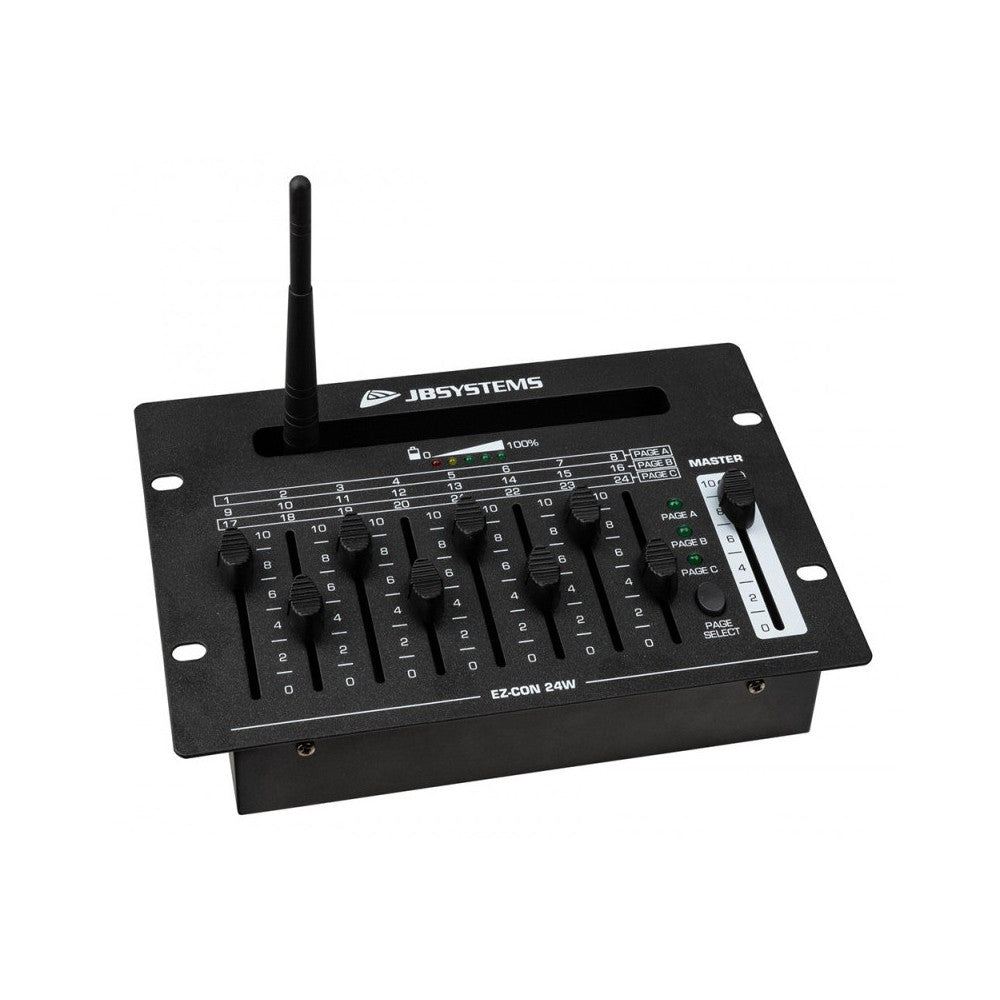 JB SYSTEMS Controller with wireless DMX and battery with 24 DMX channels