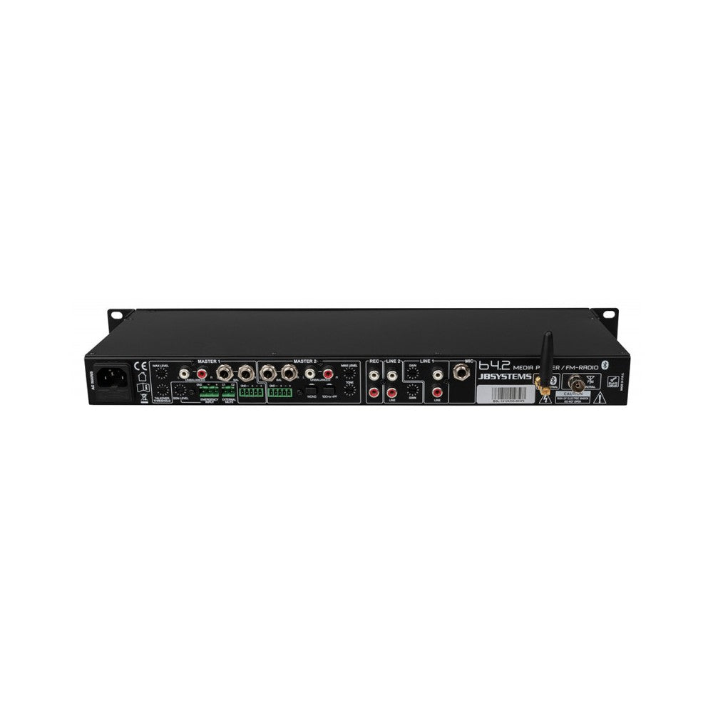 JB SYSTEMS Ultimate media player/mixer 19" with integrated Bluetooth receiver