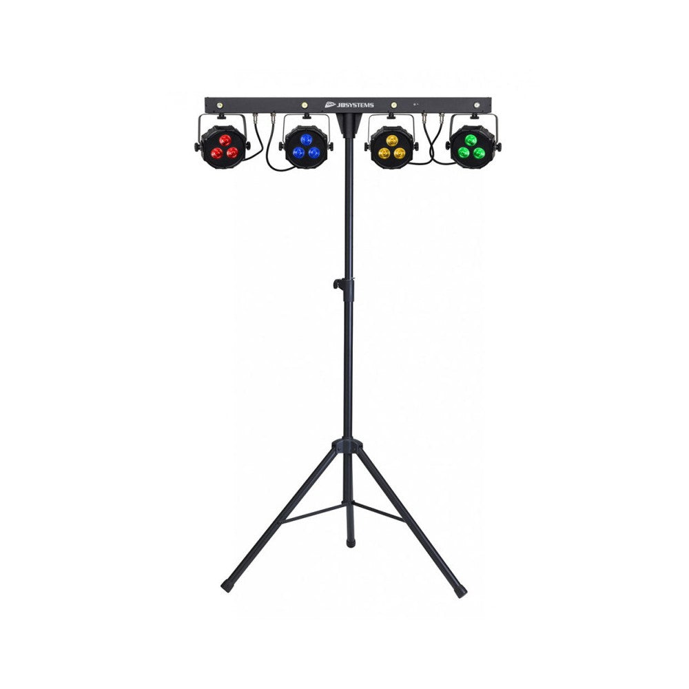 JB SYSTEMS Bar with 4 x 27 W RGB projectors + 4 x 1 W Flash LED