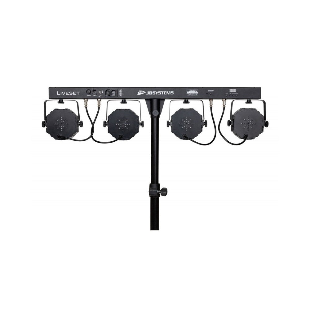 JB SYSTEMS Bar with 4 x 27W RGB spotlights + 4 x 1W Flash LED