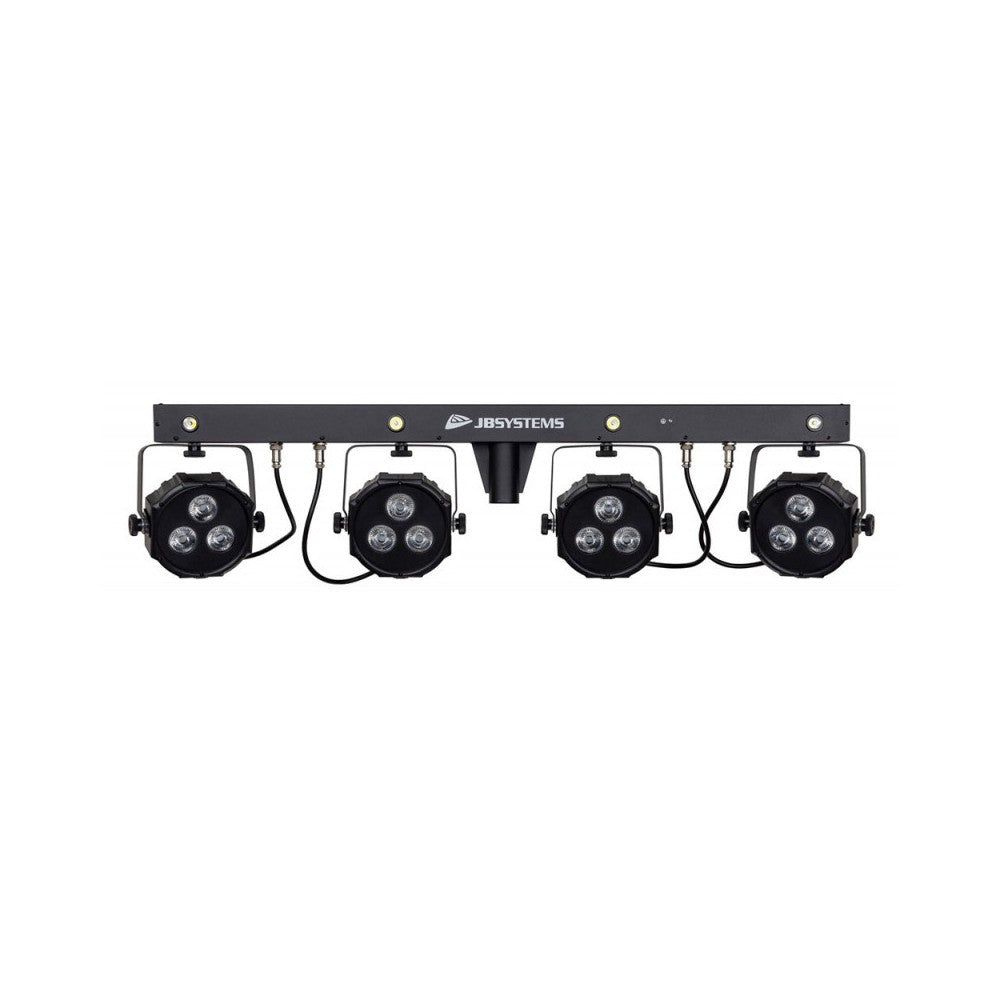 JB SYSTEMS Bar with 4 x 27W RGB spotlights + 4 x 1W Flash LED