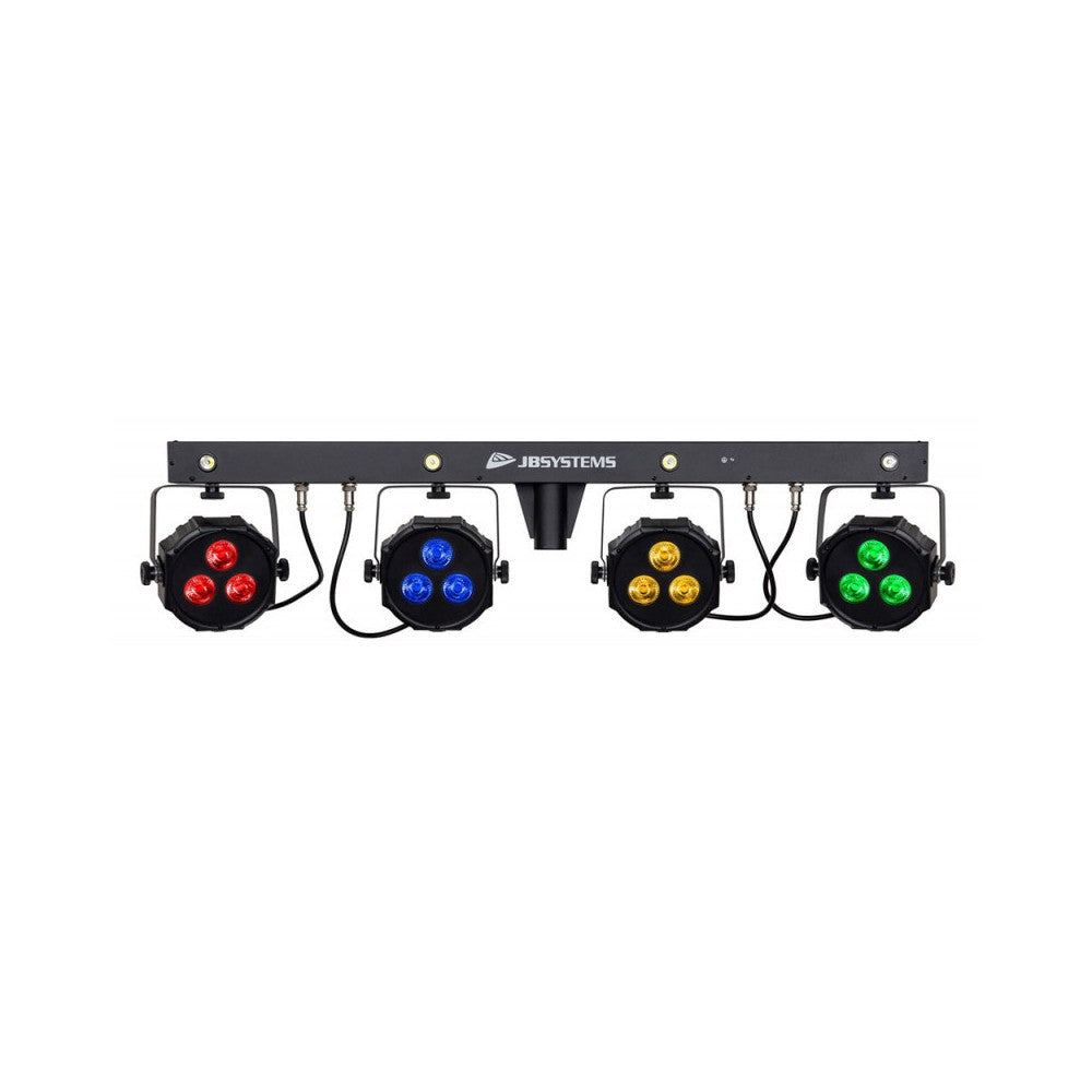 JB SYSTEMS Bar with 4 x 27W RGB spotlights + 4 x 1W Flash LED