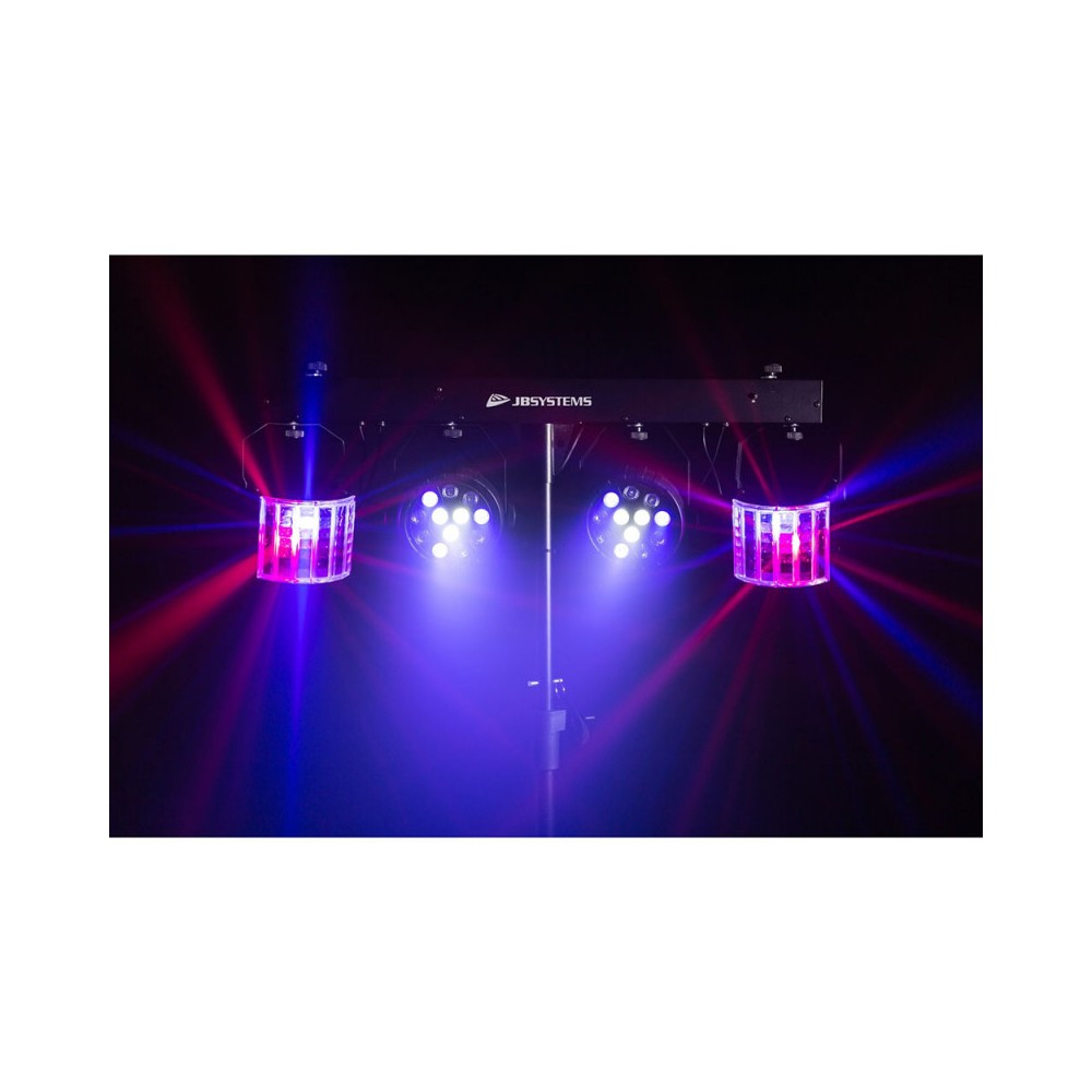 JB SYSTEMS Set completo con efectos, proyectores, soporte y bolsas