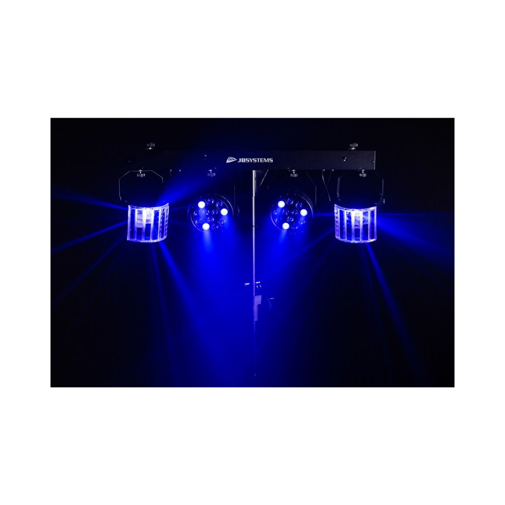 JB SYSTEMS Set completo con efectos, proyectores, soporte y bolsas