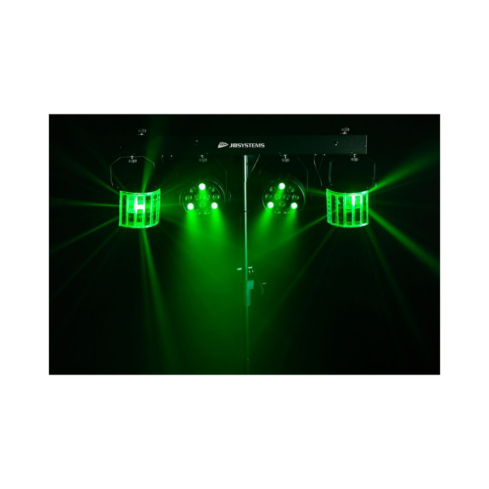 JB SYSTEMS Set completo con efectos, proyectores, soporte y bolsas