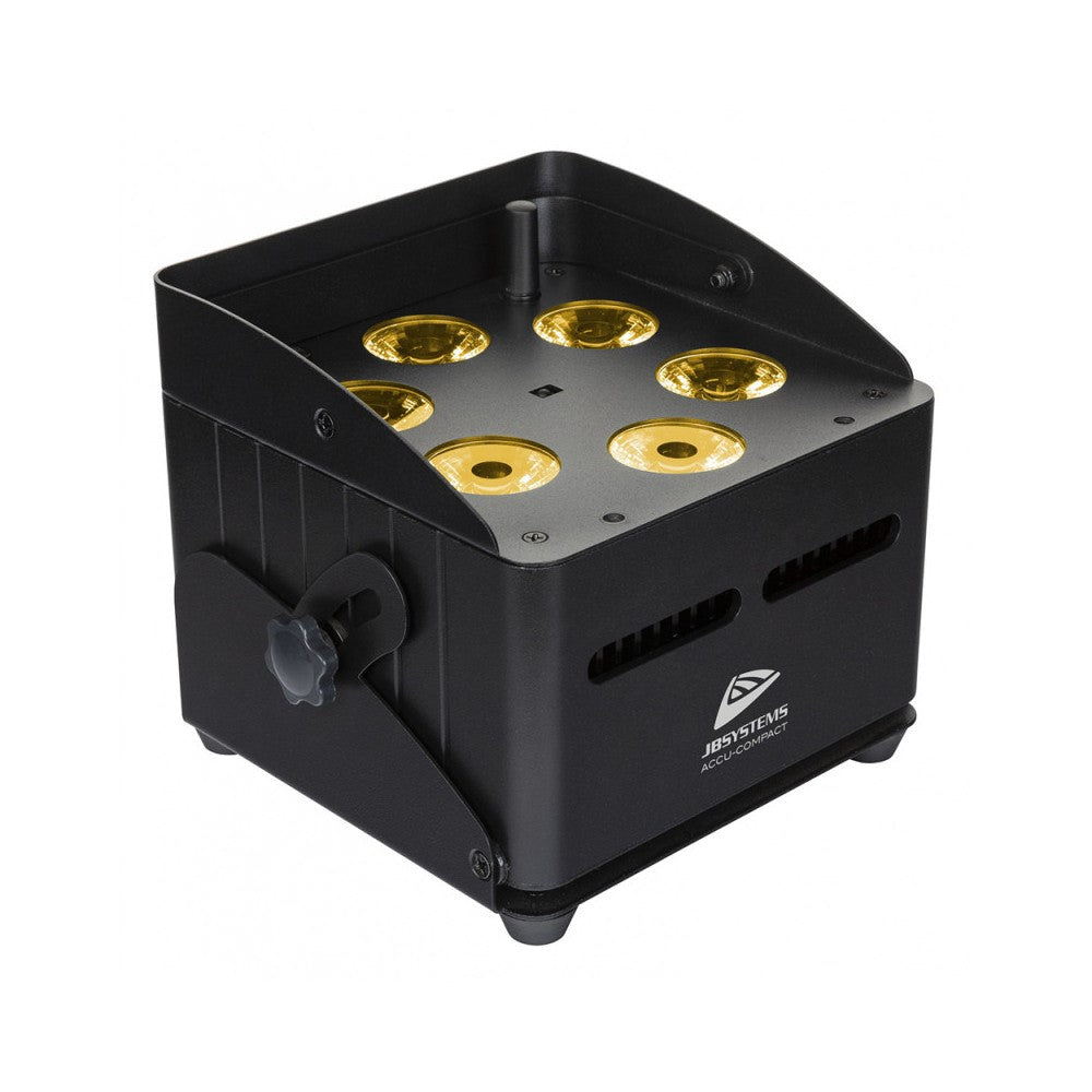 JB SYSTEMS uplight battery spotlight with 6x 10W RGBWA LEDs