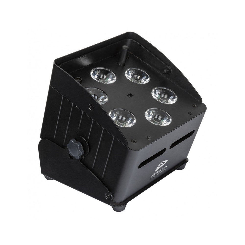 JB SYSTEMS uplight battery spotlight with 6x 10W RGBWA LEDs