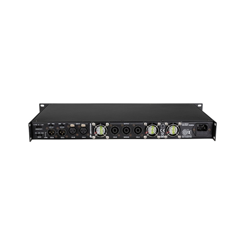 JB SYSTEMS 1U classD amplifier 2x100W  4ohms