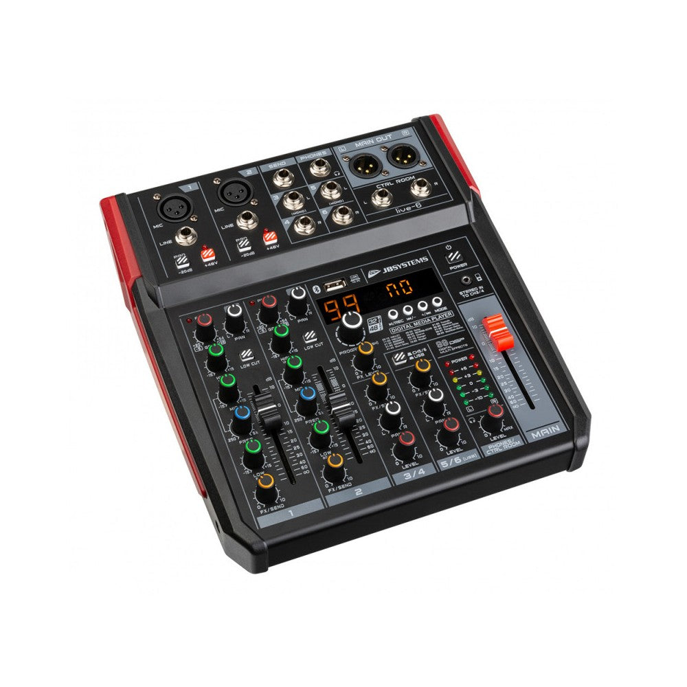 JB SYSTEMS Compact 6 channel PA mixer