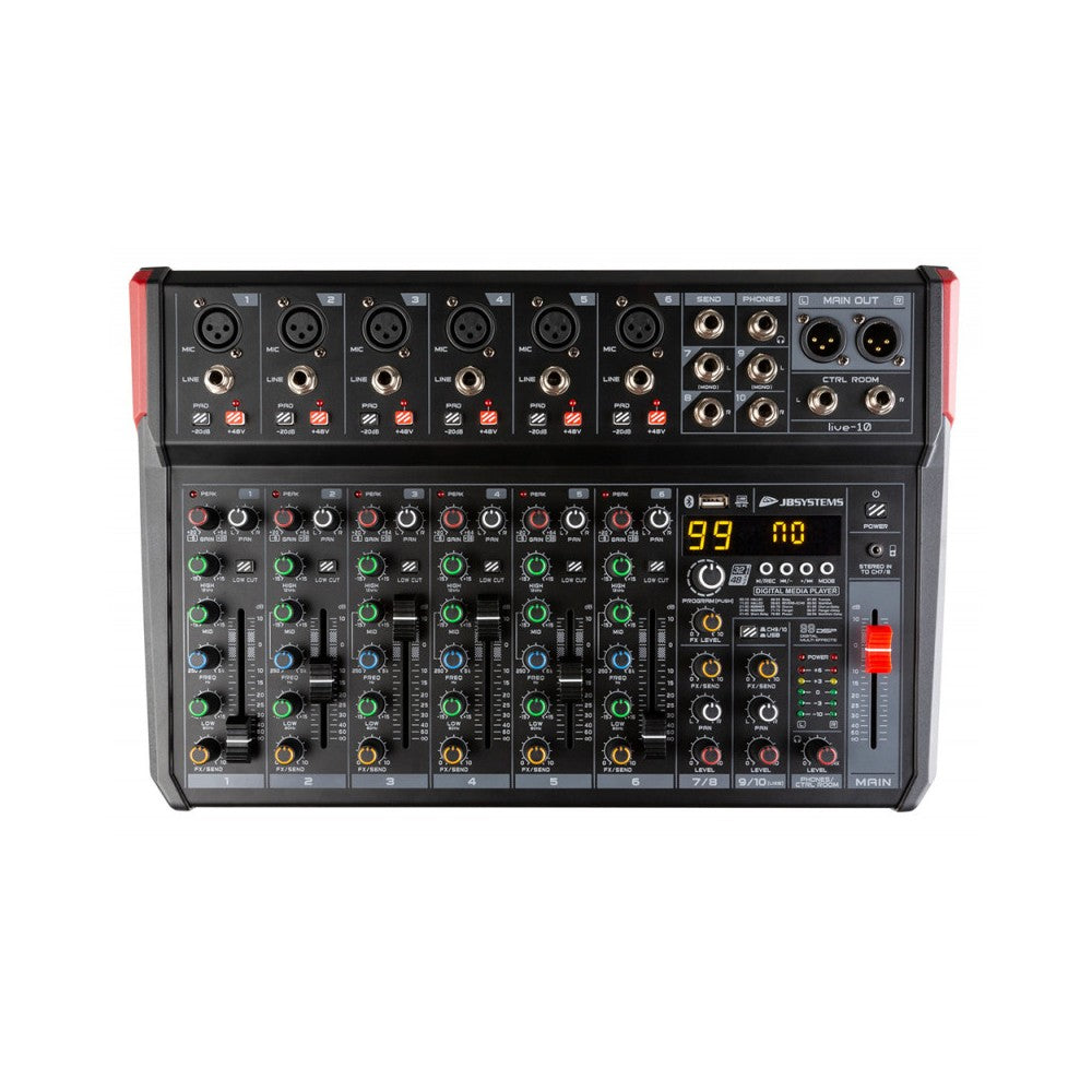 JB SYSTEMS Compact 10 channel PA mixer