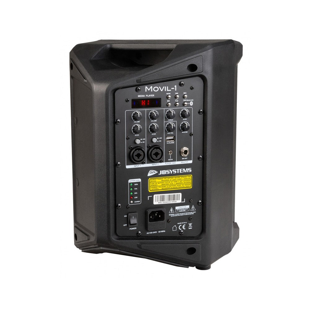 Altavoz multiuso compacto a batería JB SYSTEMS