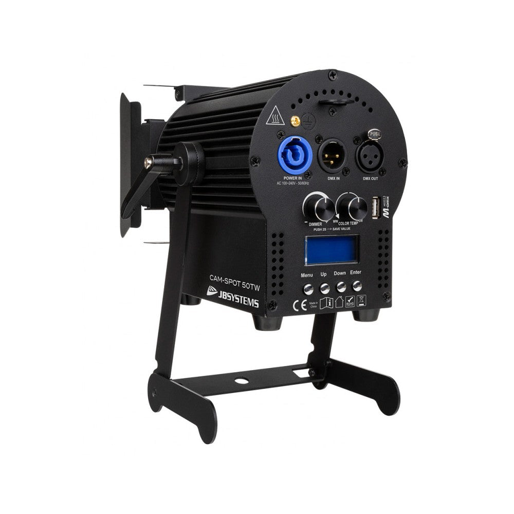 JB SYSTEMS Theaterspot 50W CW+WW with DMX + Barndoors