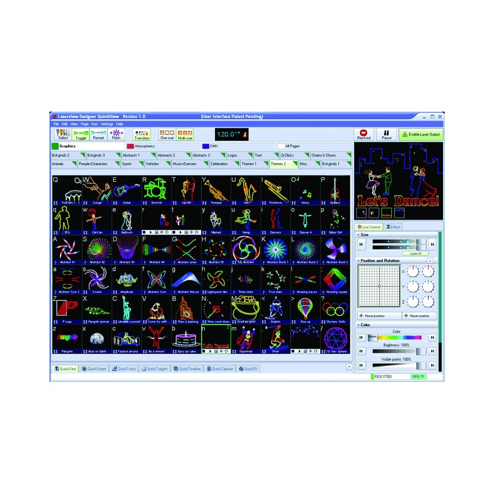 Pangolin FB3QS with QuickShow Software
