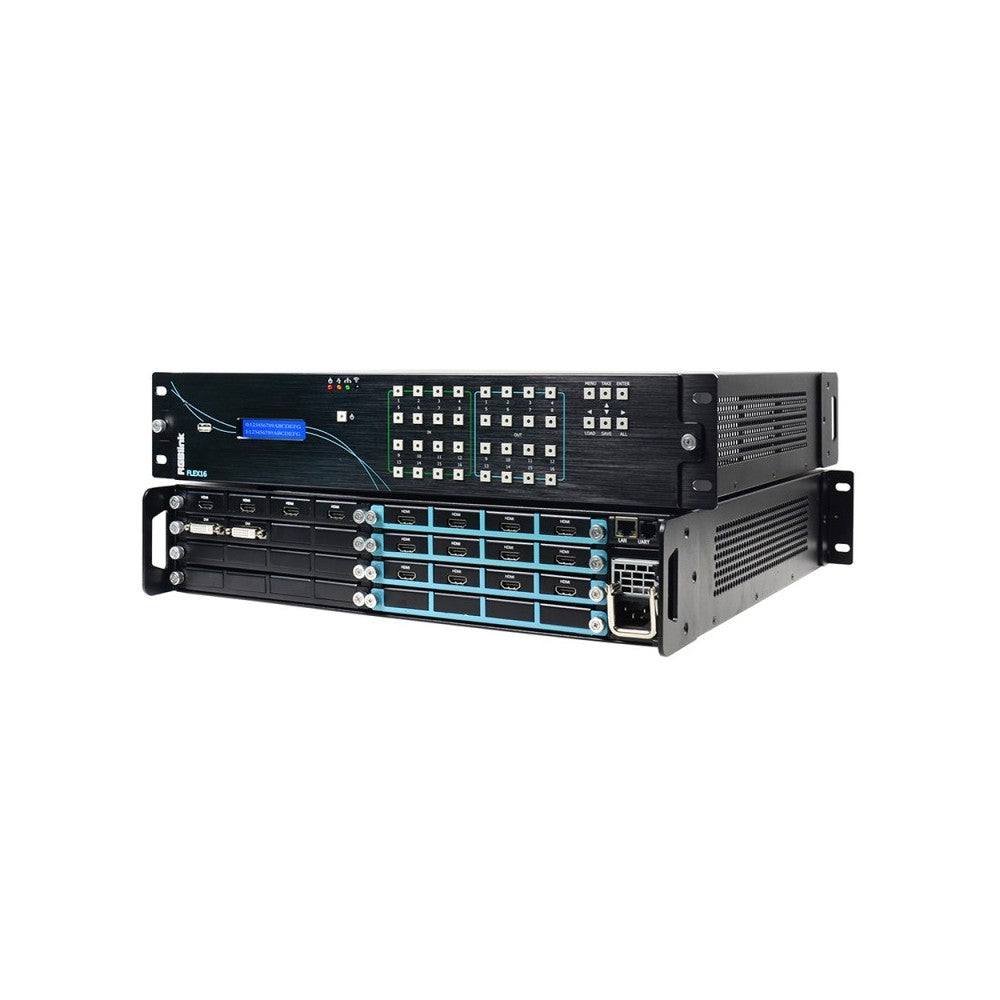 RGBlink 16x16 Matrix &amp; Videowall processor incl. 4 EXT4F-IM and 4 EXT4F-OS