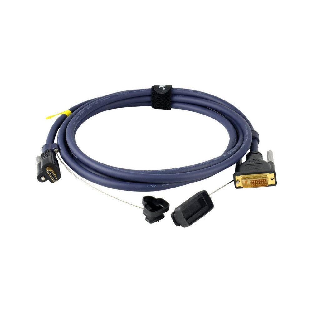 RGBlink DVI-HDMI Cable, locking HDMI - 3m