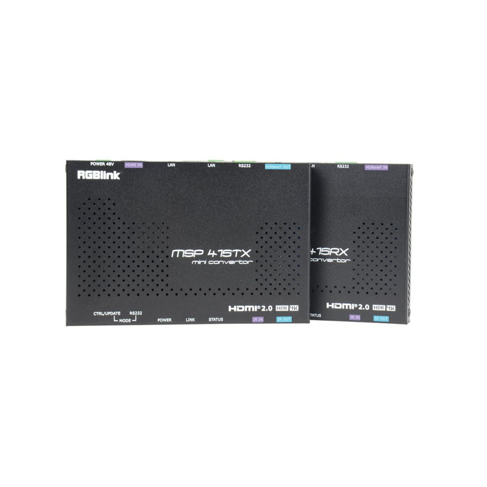 RGBlink HDBaseT HDMI 2.0 to Cat6 ExtenderHDMI, IR, Remote Power Ext. up to 65m, 4K@60 - Transmitter