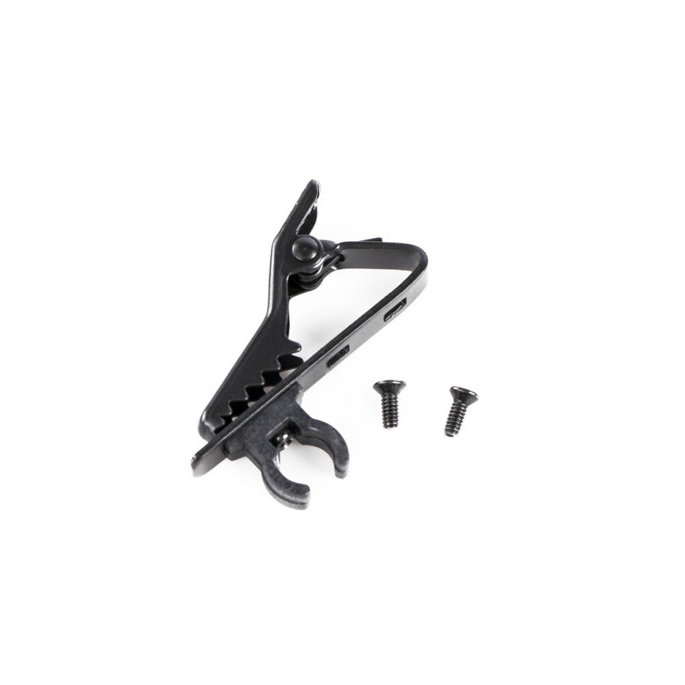 Micrófono de solapa Saramonic con conector combinado TRS/TRRS de 3,5 mm y adaptador de 6,3 mm